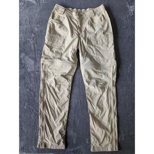 REI Co-op Sahara Convertible Cargo Pants Mens 6 Khaki Tan Hiking Zip Off Shorts